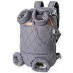 Dog Outdoor Backpack Winter Thickened Cotton Bag Pet Outdoor Portable Harness Chest Dual-use Backpack