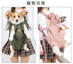 Dog Outdoor Backpack Winter Thickened Cotton Bag Pet Outdoor Portable Harness Chest Dual-use Backpack