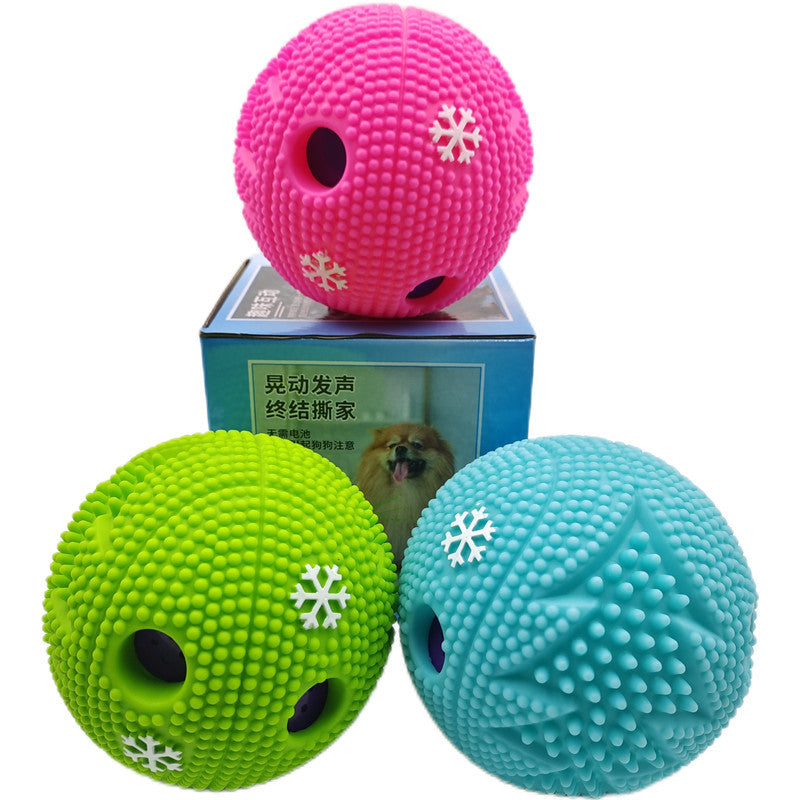 Dog Toy Rolling Sound Ball Self-Entertainment Ball Laughing Ball Amazon Chew Toy Boredom Relief Durable Chew Ball Pet Sound Ball