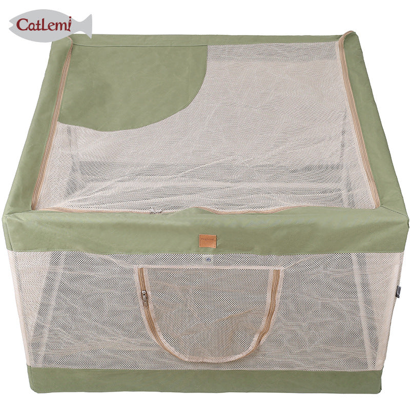 Pet Tent Breathable Cat Delivery Room Dog House Cat House Cat Delivery Box Enclosed Outdoor Folding Pet Cat Supplies