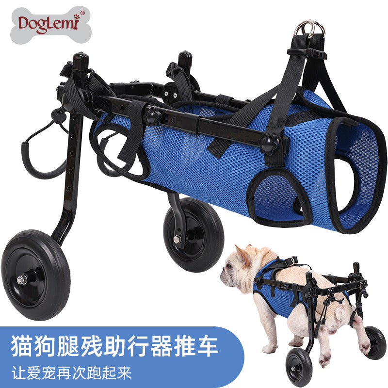 Cross-Border Pet Dog Disability Scooter Cat Dog Walker Dog Assistive Walking Cart Pet Dog Mobility Scooter