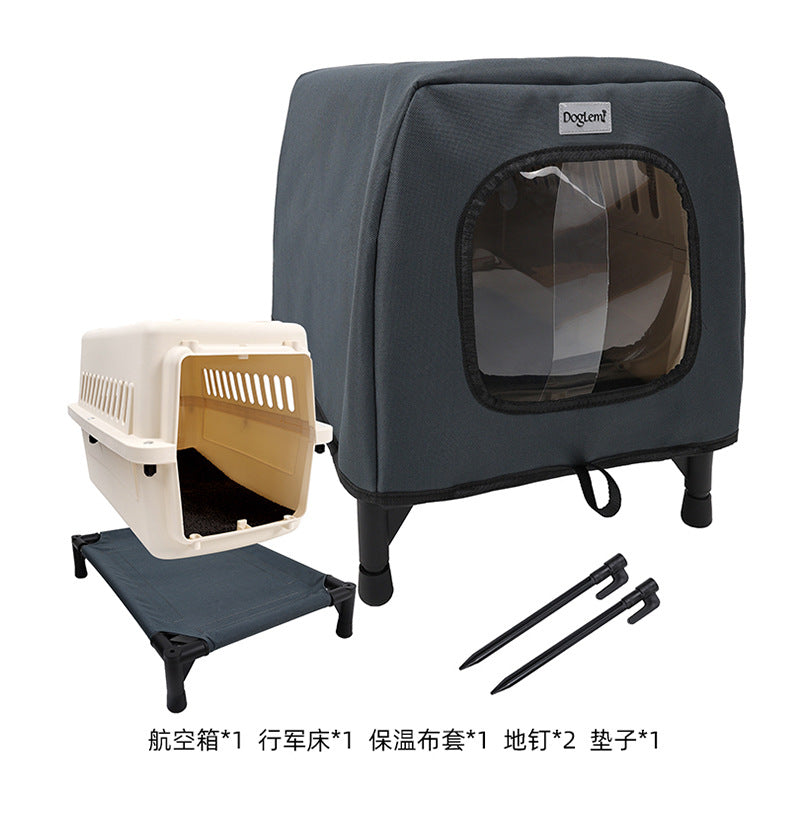 Detachable Air Box Cat Carrier Portable Pet Bag Cat Cage Breathable Cat Outdoor Travel Pet Air Box