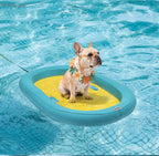 Pet Pearl Cotton Floating Platform Water Round Swimming Pool Anti-Drowning Floating Mat Dog Floating Row Water Play Entertainment Floating Board