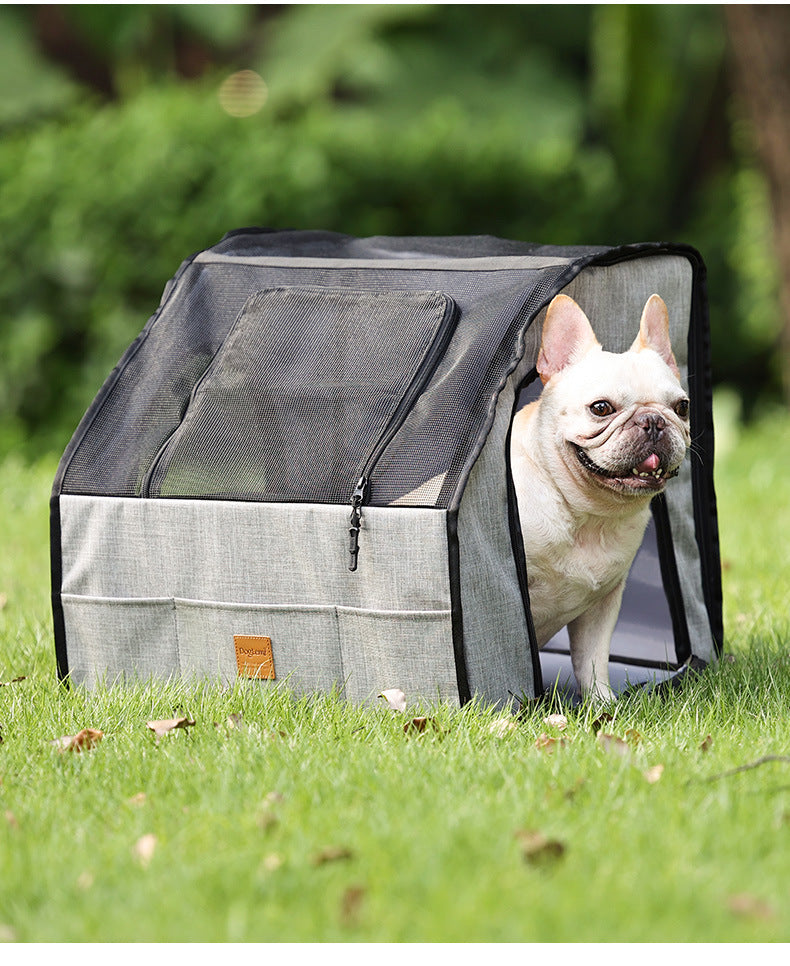 Pet Seat Cushion for Cats and Dogs, Mesh Pet Carrier, Dog Car Mat, Travel Car Breathable Car Bag