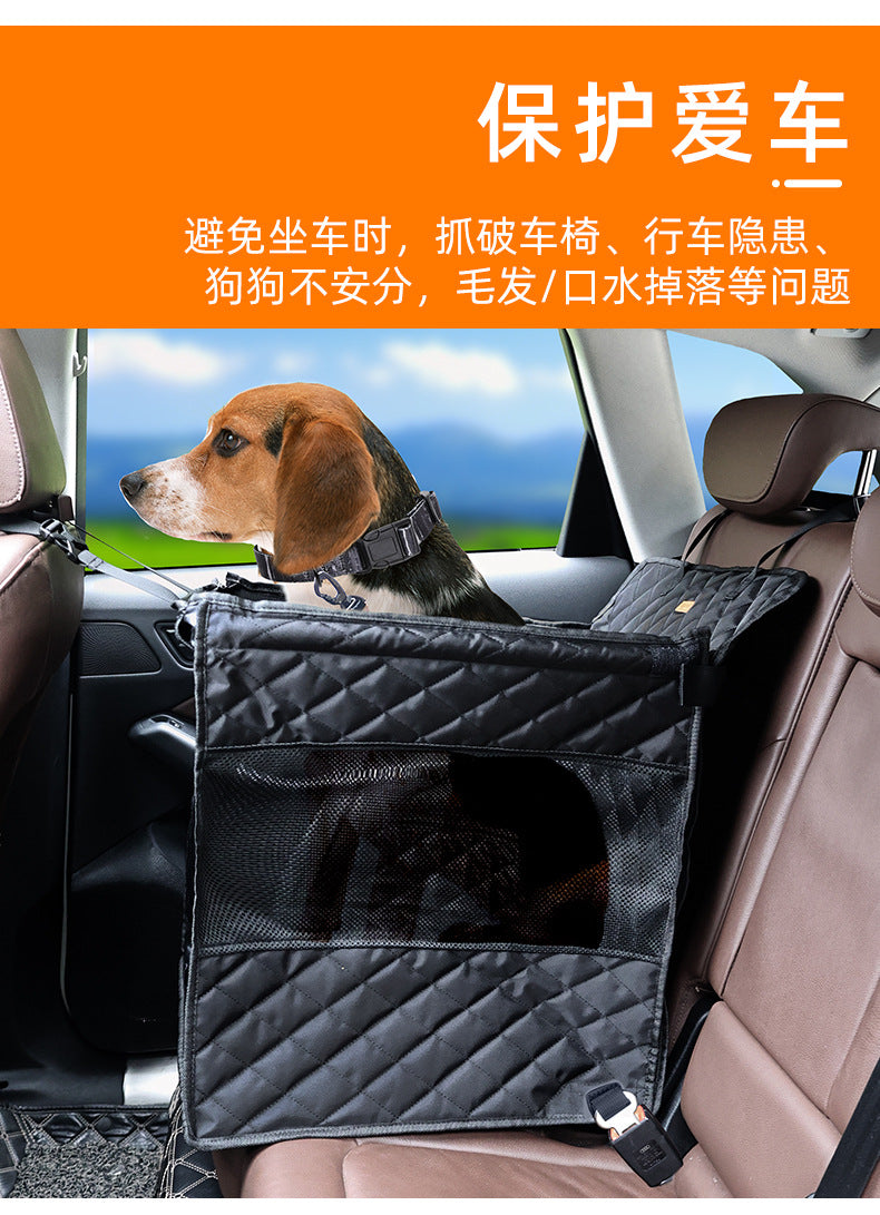 Pet Dog Car Rear Seat Car Hanging Bag Pet Car Bag Pet Supplies Cat Dog Outing Bag Pet Travel Nest