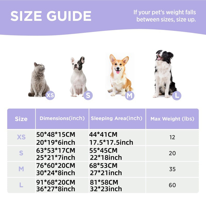 Pet Manufacturer Direct Sale Pet Supplies Amazon Hot-Selling Pet Dog House Cat House Four Seasons Warm Plush Pet House
