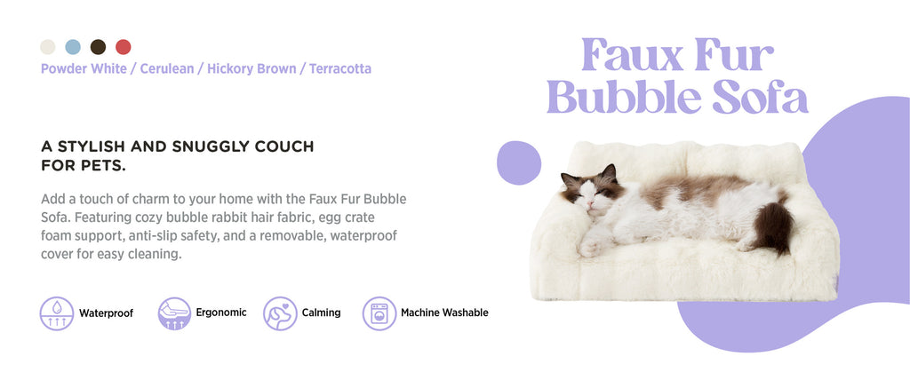Amazon Hot-Selling Pet Sofa Small Rabbit Fur Removable Washable Dog Sofa Bed Mat Cat Bed Dog Bed Sofa Bed Sleeping Pad