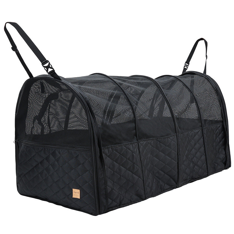 Adjustable Pet Bed Car-mounted Medium and Large Dog Tunnel Cage Portable Pet Anti-dirt Car Pet Supplies Dog