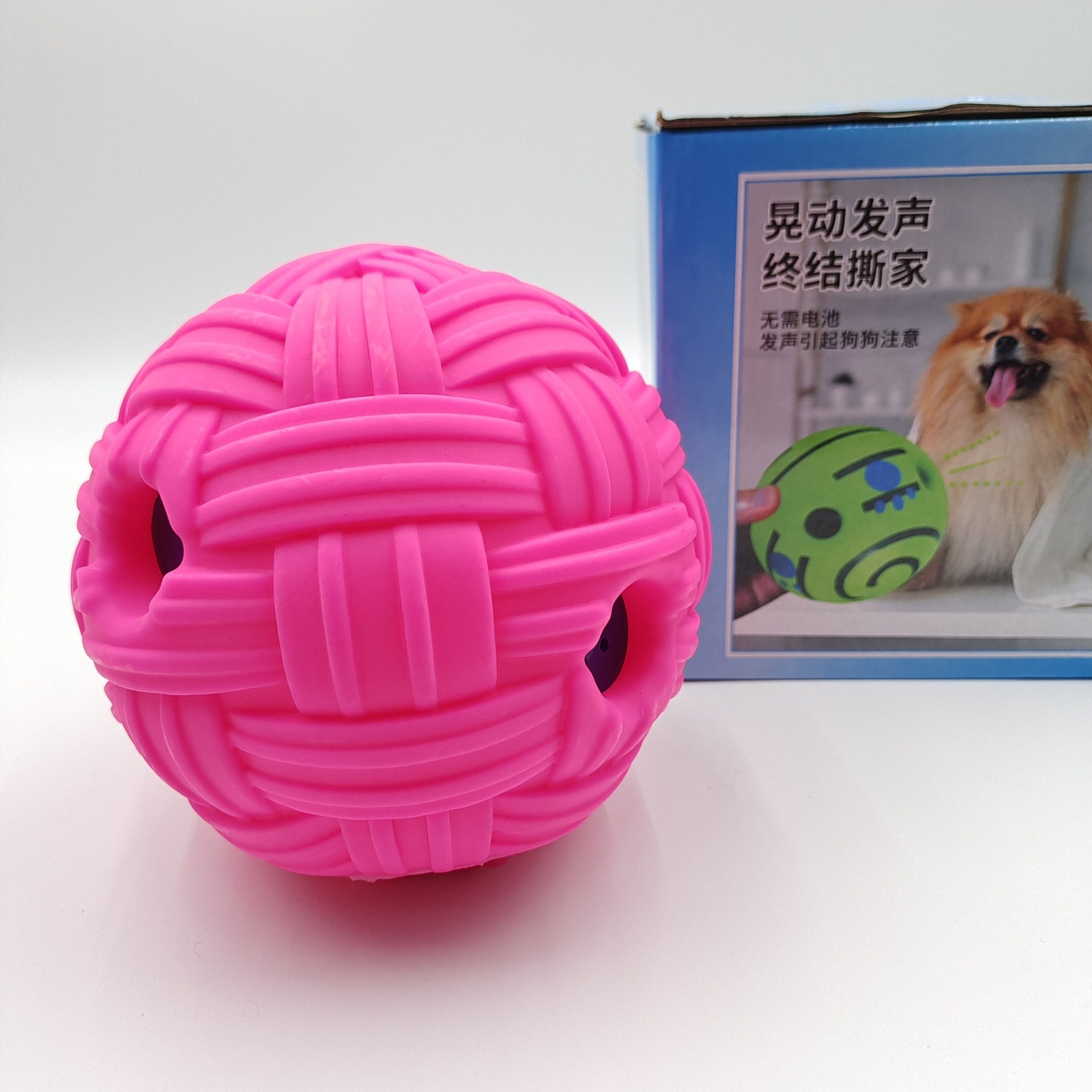 Dog Toy Rolling Sound Ball Self-Entertainment Ball Laughing Ball Amazon Chew Toy Boredom Relief Durable Chew Ball Pet Sound Ball