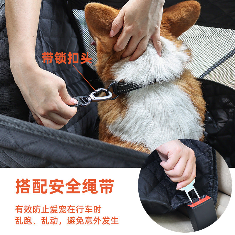 Pet Dog Car Rear Seat Car Hanging Bag Pet Car Bag Pet Supplies Cat Dog Outing Bag Pet Travel Nest