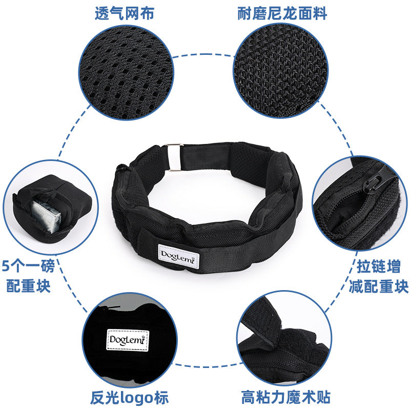 Dog Weighted Exercise Collar Multi-Functional Explosion-Proof Collar Weight Training Collar Large Dog Weighted Training Collar