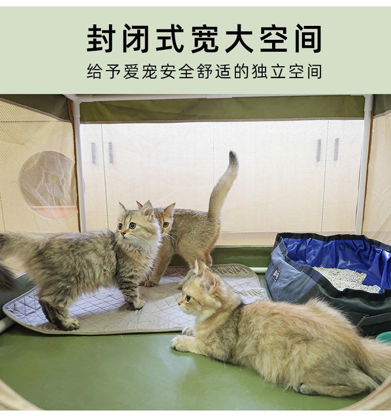 Pet Tent Breathable Cat Delivery Room Dog House Cat House Cat Delivery Box Enclosed Outdoor Folding Pet Cat Supplies