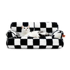 Amazon Hot-Selling Pet Sofa Small Rabbit Fur Removable Washable Dog Sofa Bed Mat Cat Bed Dog Bed Sofa Bed Sleeping Pad