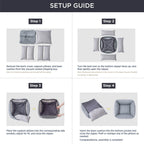 Pet Manufacturer Direct Sale Pet Supplies Amazon Hot-Selling Pet Dog House Cat House Four Seasons Warm Plush Pet House