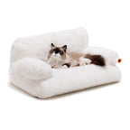 Amazon Hot-Selling Pet Sofa Small Rabbit Fur Removable Washable Dog Sofa Bed Mat Cat Bed Dog Bed Sofa Bed Sleeping Pad