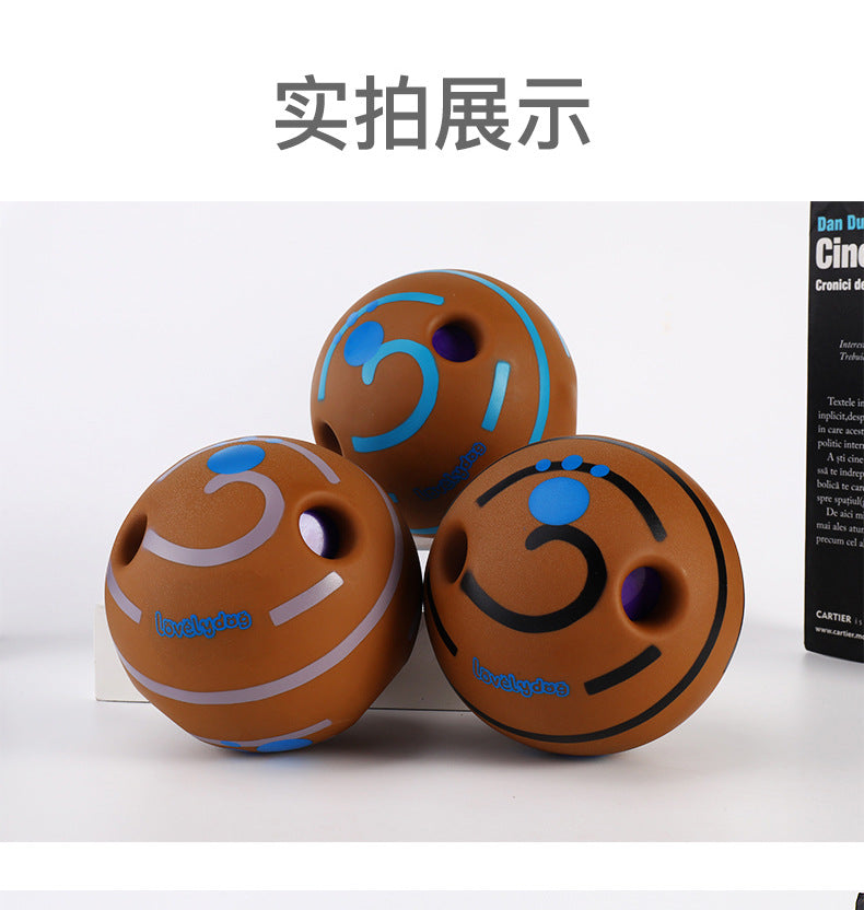 Dog Toy Rolling Sound Ball Self-Entertainment Ball Laughing Ball Amazon Chew Toy Boredom Relief Durable Chew Ball Pet Sound Ball