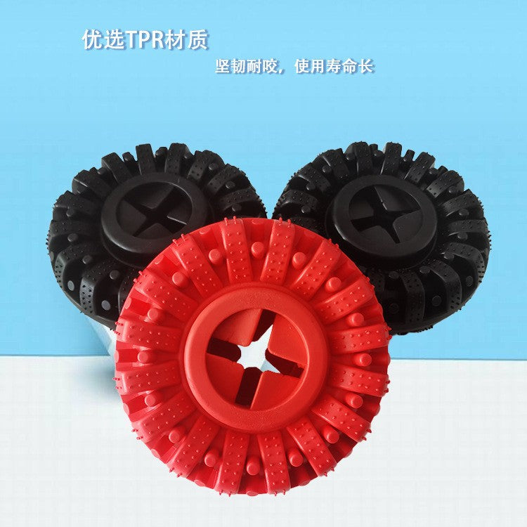 Pet Toys Dog Toys TPR Leak Food Large Tire Teeth Cleaning Chew-Resistant Pet Toy Interactive Product
