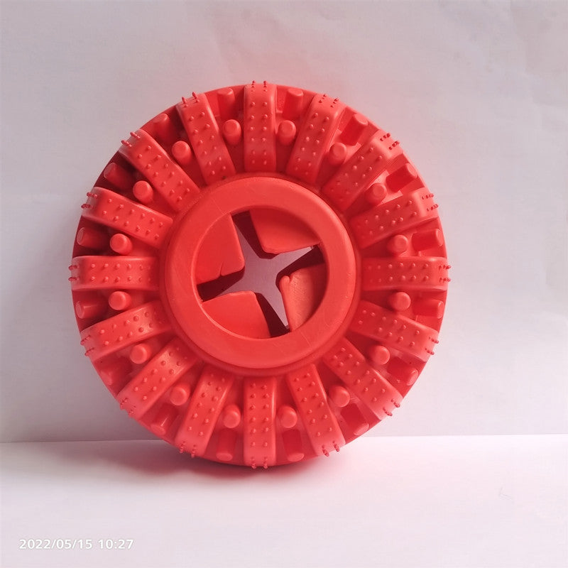 Pet Toys Dog Toys TPR Leak Food Large Tire Teeth Cleaning Chew-Resistant Pet Toy Interactive Product