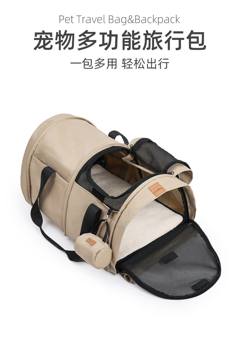 Cat Carrier Portable Cat Backpack Breathable Expandable Multifunctional Pet Travel Bag Dog Cat Travel Pet Handbag