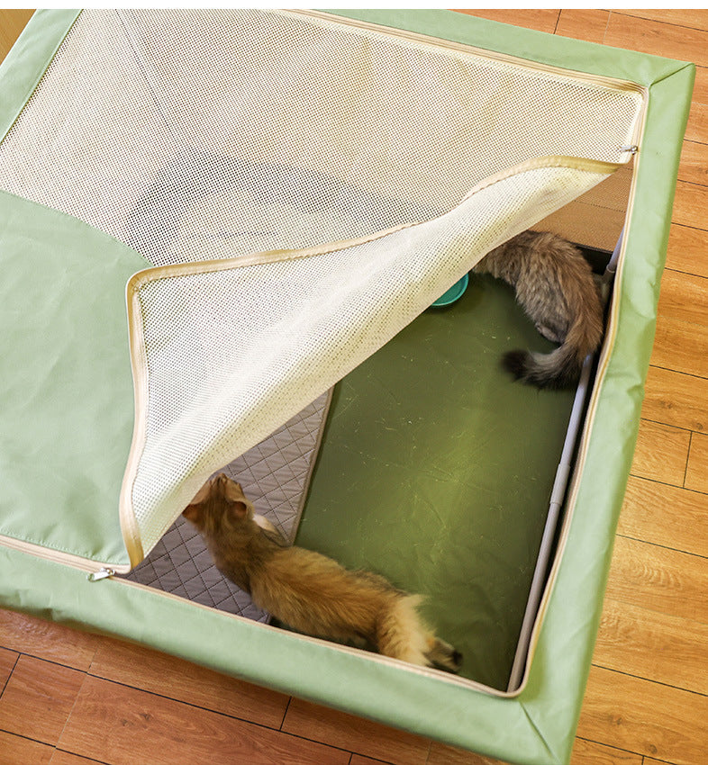 Pet Tent Breathable Cat Delivery Room Dog House Cat House Cat Delivery Box Enclosed Outdoor Folding Pet Cat Supplies