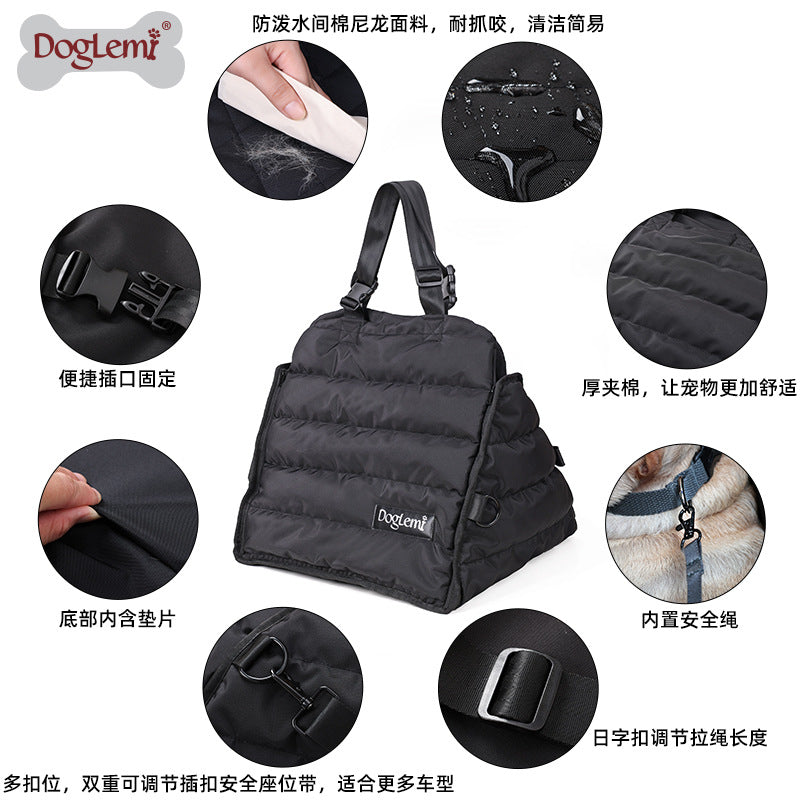 Pet Anti-Dirty Anti-Bite Multi-Use Car Mat Portable Car Seat Cushion for Outdoor Use Pet Seat Car Safety Seat