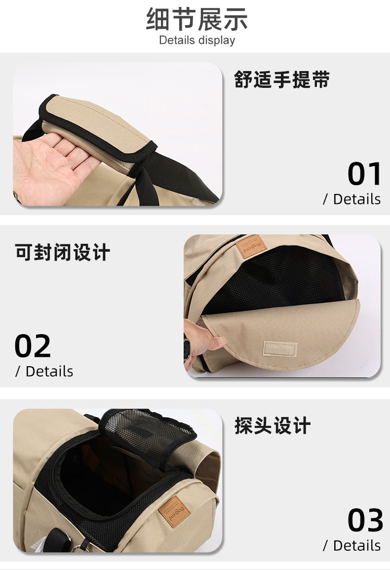 Cat Carrier Portable Cat Backpack Breathable Expandable Multifunctional Pet Travel Bag Dog Cat Travel Pet Handbag