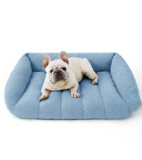 Amazon Bestselling Pet All-Season Sofa Bed Cushion Rectangular Lamb Wool Cat Bed Dog Bed Sofa Cushion