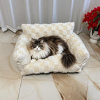 New Pet Sofa Pet Supplies Nest Amazon Hot-Selling Pet Cat Dog Nest Four Seasons Warm Plush Pet Nest