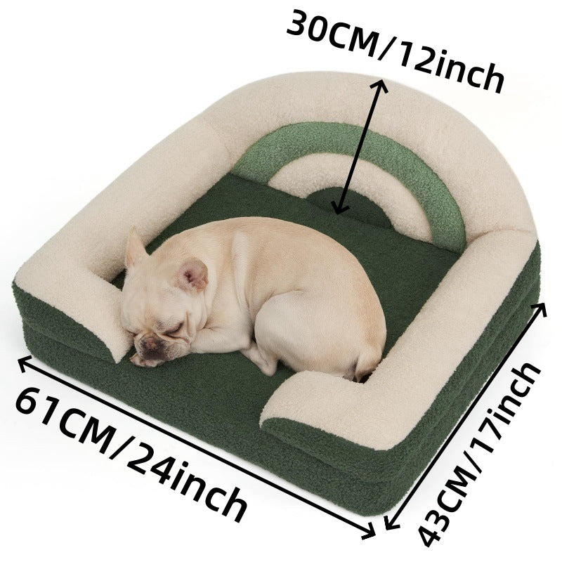 Amazon Hot-Selling All-Season Pet Mat Durable Chew-Resistant Cat Bed Dog Bed Rectangular Dog Mat Cross-Border Wholesale