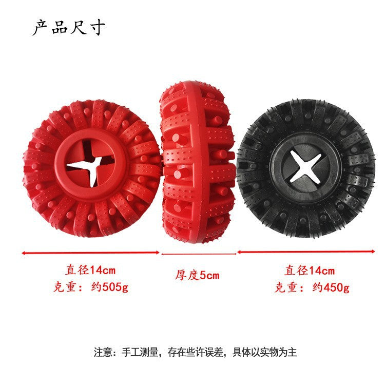 Pet Toys Dog Toys TPR Leak Food Large Tire Teeth Cleaning Chew-Resistant Pet Toy Interactive Product