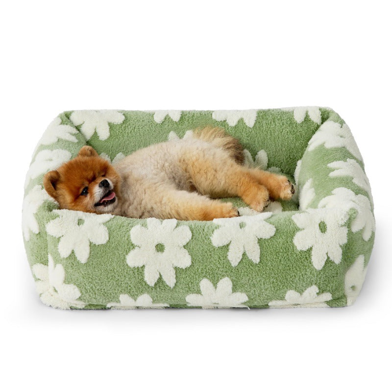 Pet Manufacturer Direct Sale Pet Supplies Amazon Hot-Selling Pet Dog House Cat House Four Seasons Warm Plush Pet House