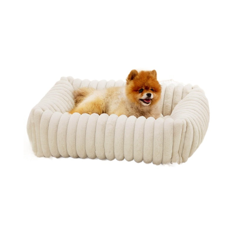 Pet Manufacturer Direct Sale Pet Supplies Amazon Hot-Selling Pet Dog House Cat House Four Seasons Warm Plush Pet House