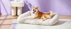 Amazon Bestselling Pet All-Season Sofa Bed Cushion Rectangular Lamb Wool Cat Bed Dog Bed Sofa Cushion