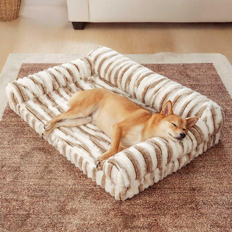Pet Manufacturer Direct Sale Pet Supplies Amazon Hot-Selling Pet Dog House Cat House Four Seasons Warm Plush Pet House