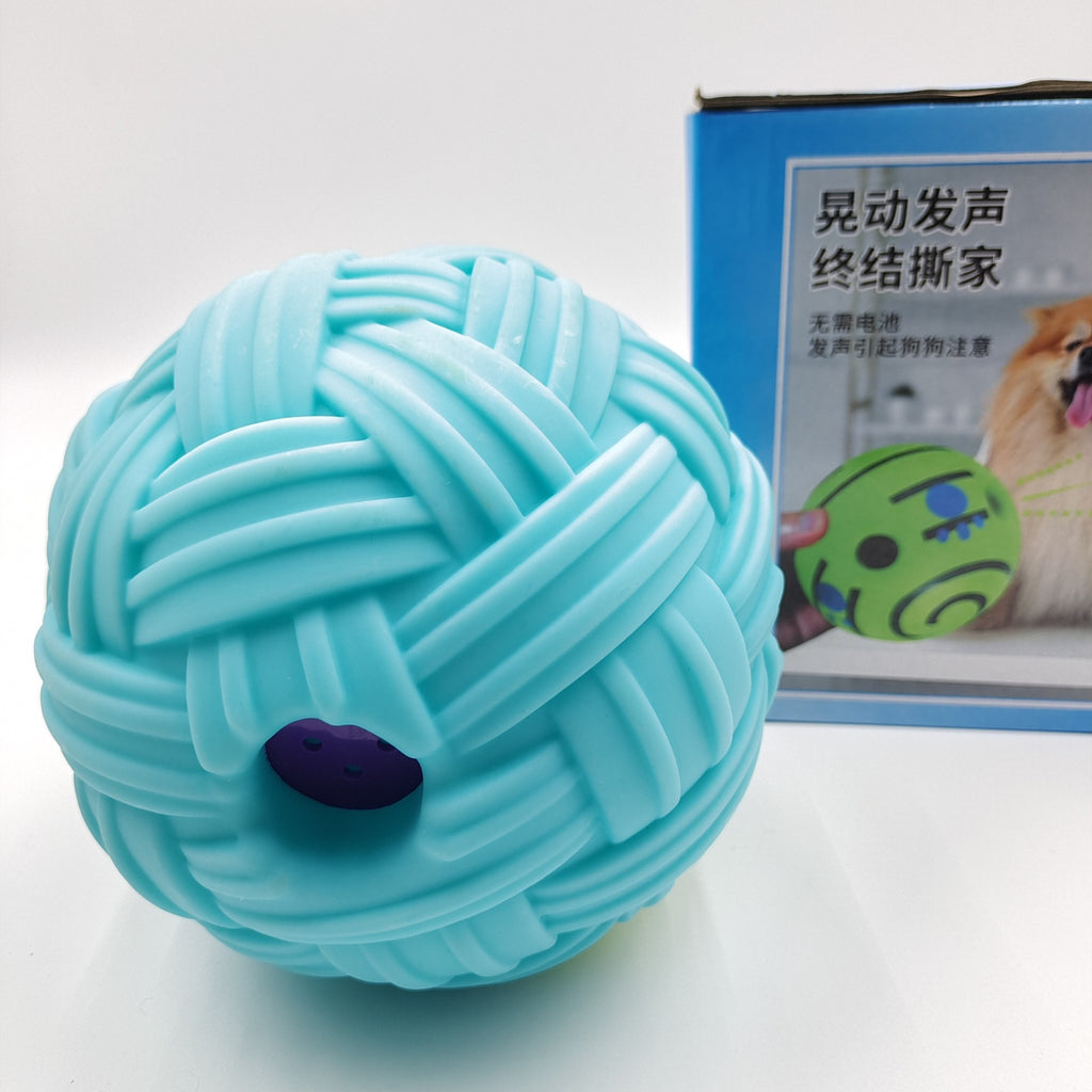 Dog Toy Rolling Sound Ball Self-Entertainment Ball Laughing Ball Amazon Chew Toy Boredom Relief Durable Chew Ball Pet Sound Ball