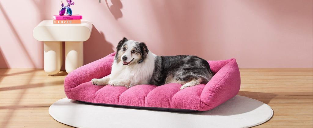 Amazon Bestselling Pet All-Season Sofa Bed Cushion Rectangular Lamb Wool Cat Bed Dog Bed Sofa Cushion