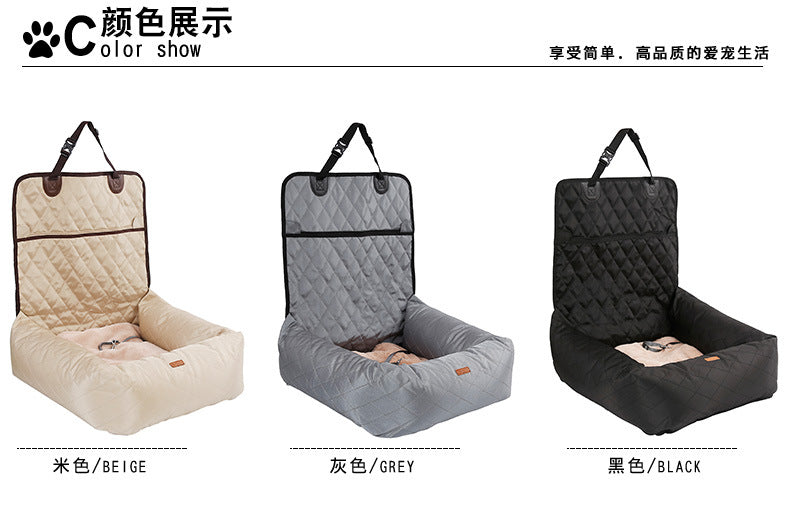 Pet Supplies Multi-Functional Pet Car Mat Dog Pet Car Bed Car Mattress Multi-Functional All-Season Universal