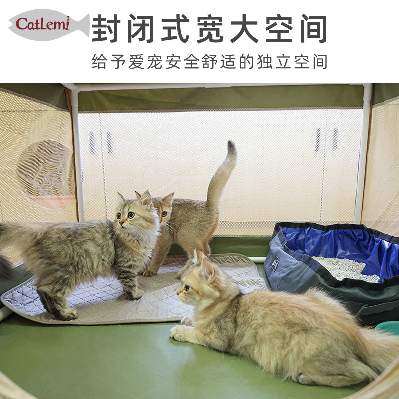 Pet Tent Breathable Cat Delivery Room Dog House Cat House Cat Delivery Box Enclosed Outdoor Folding Pet Cat Supplies