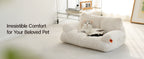 Amazon Hot-Selling Pet Sofa Small Rabbit Fur Removable Washable Dog Sofa Bed Mat Cat Bed Dog Bed Sofa Bed Sleeping Pad