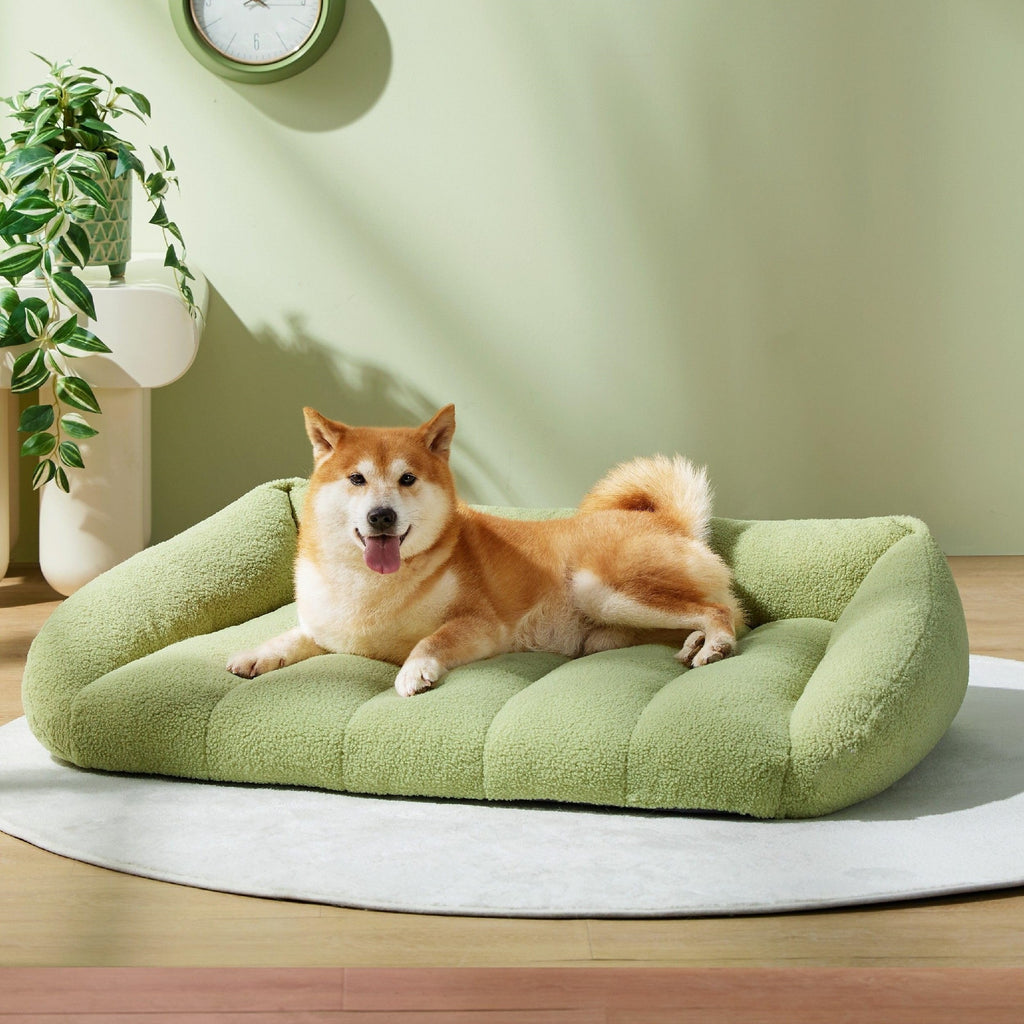 Amazon Bestselling Pet All-Season Sofa Bed Cushion Rectangular Lamb Wool Cat Bed Dog Bed Sofa Cushion