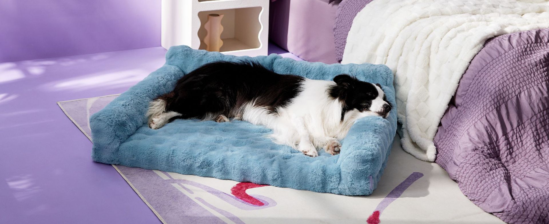 Amazon Hot-Selling Pet Sofa Small Rabbit Fur Removable Washable Dog Sofa Bed Mat Cat Bed Dog Bed Sofa Bed Sleeping Pad