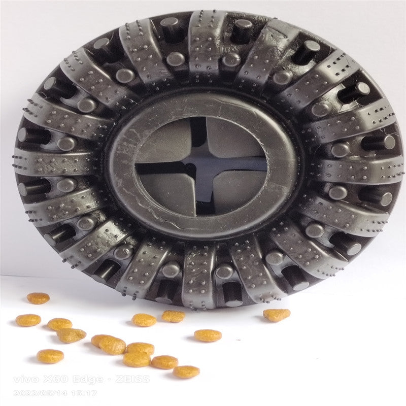 Pet Toys Dog Toys TPR Leak Food Large Tire Teeth Cleaning Chew-Resistant Pet Toy Interactive Product