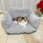 Cross-Border Hot Sale Dog House Cat House All-Season Universal Removable Washable Winter Cat House Warm Cat Sofa Pet House Mat Cat Bed