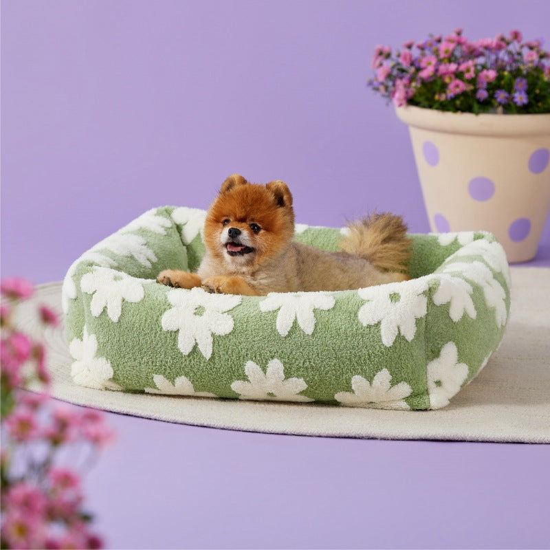 Pet Manufacturer Direct Sale Pet Supplies Amazon Hot-Selling Pet Dog House Cat House Four Seasons Warm Plush Pet House