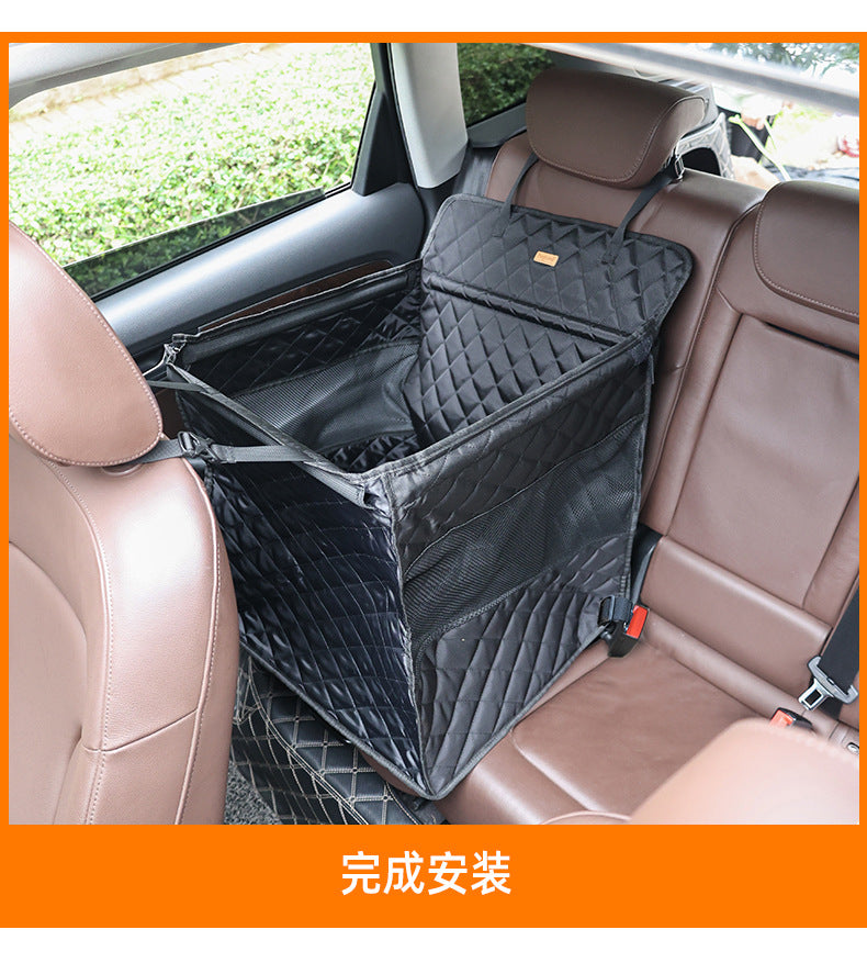 Pet Dog Car Rear Seat Car Hanging Bag Pet Car Bag Pet Supplies Cat Dog Outing Bag Pet Travel Nest
