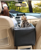 Dolemi Car Cage Central Control Cat and Dog Cage Portable Cat Nest Car Seat All Seasons Cat Dog Pet