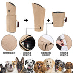 Pet Dog Training Anti-Bite Gloves, Thickened Dog Bite Protection, Trainer Anti-Snap, Anti-Tear, with Handle, Detachable Sleeves