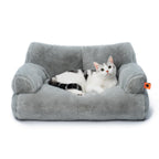 Amazon Hot-Selling Pet Sofa Small Rabbit Fur Removable Washable Dog Sofa Bed Mat Cat Bed Dog Bed Sofa Bed Sleeping Pad