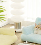 Amazon Hot-Selling Pet Sofa Small Rabbit Fur Removable Washable Dog Sofa Bed Mat Cat Bed Dog Bed Sofa Bed Sleeping Pad