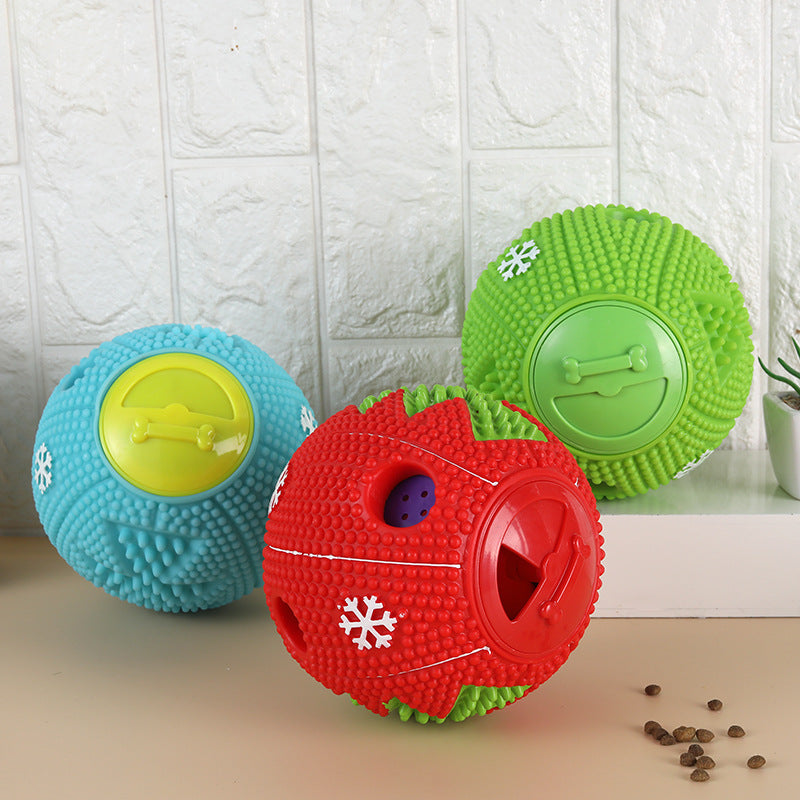 Dog Toy Rolling Sound Ball Self-Entertainment Ball Laughing Ball Amazon Chew Toy Boredom Relief Durable Chew Ball Pet Sound Ball